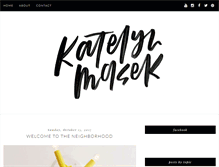 Tablet Screenshot of katelynmasek.com